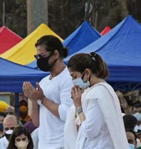 Shahrukh Khan, Pooja Dadlani, Lata Mangeshkar