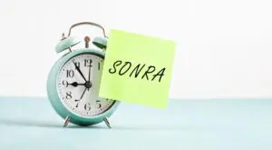 Erteleme Hastalığı sonra